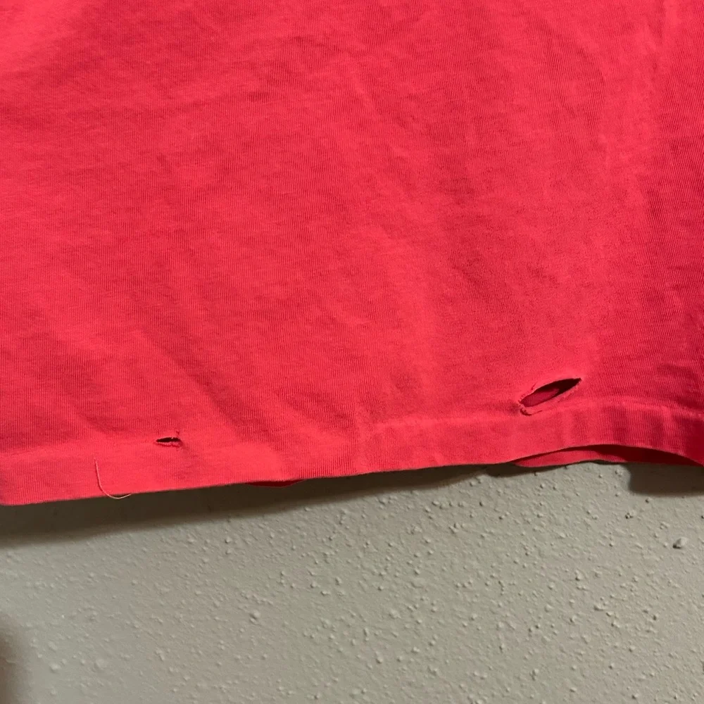 Polo by Ralph Lauren Men's Vibrant Red Tee. Size medium (Read description)